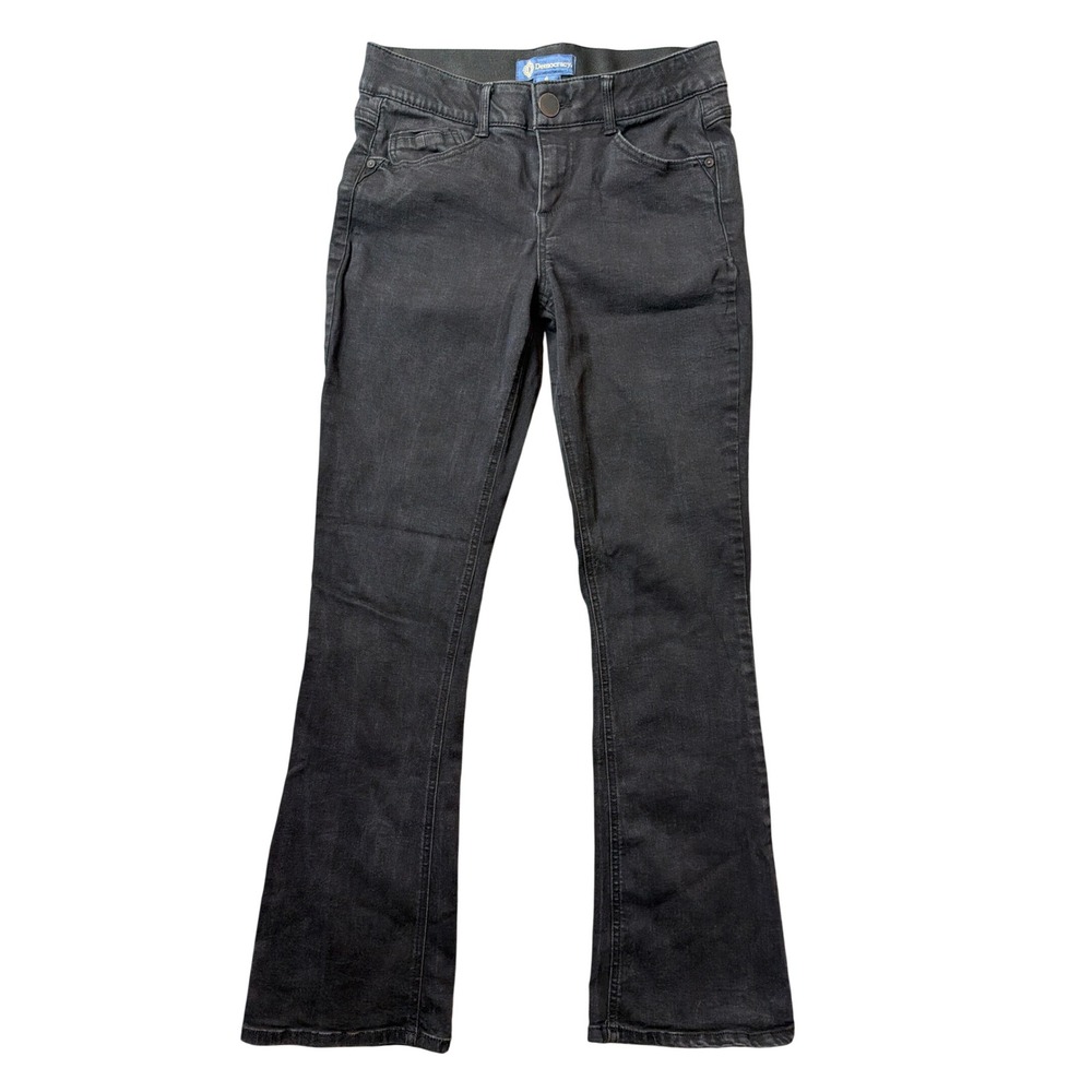 Democracy Jeans Womens 6 Ab'solution B1221RISL Black Bootcut Stretch Denim